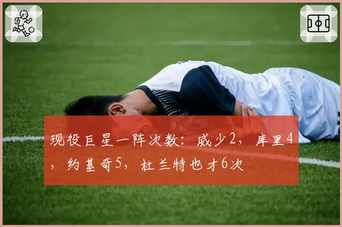 现役巨星一阵次数：威少2，库里4，约基奇5，杜兰特也才6次